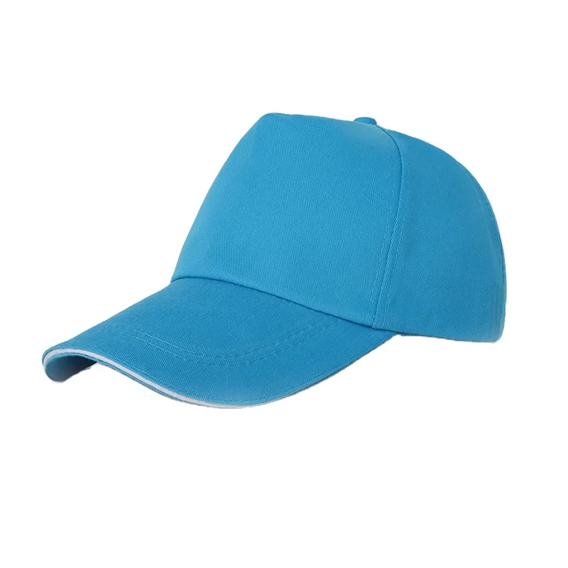 Customized logo printing on twill cotton advertising hats, tourist hats, duck tongue hats  from manufacturers in stock