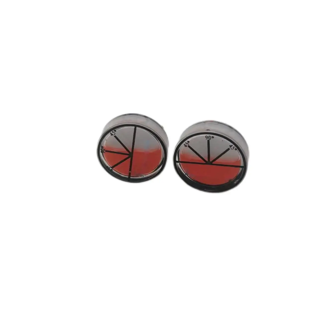 Dish Spirit Level Vial Screw Holes Bubble Level Screw Holes Bubble Level