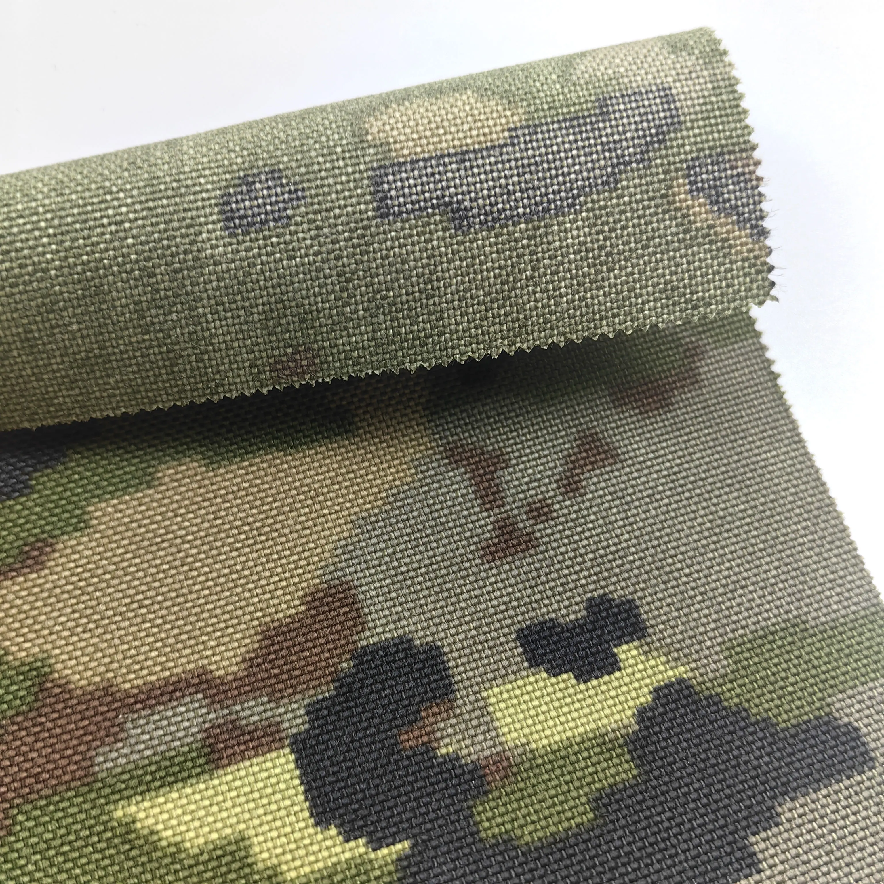 Stock 1000 Denier CORDURA Nylon Fabric Spanish Camouflage Tactical Vest Uniform CORDURA 1000D Nylon Fabric Waterproof PU IRR W