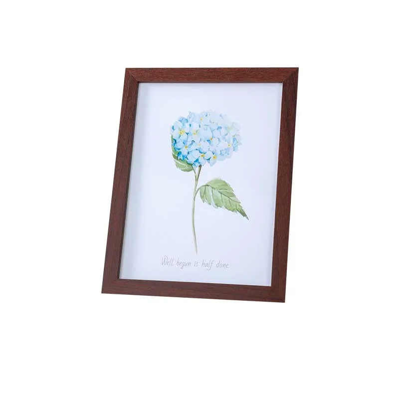 Hannuo Wholesale Home Decoration A4 Photo Frame Picture Framing Machine Hanging Wood Photo Frame