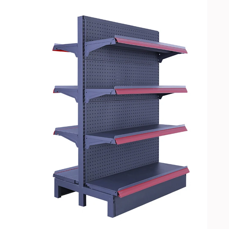 Reasonable Price Metal Shelf For Shops Store Display Rack Single Side Supermarket Shelving
