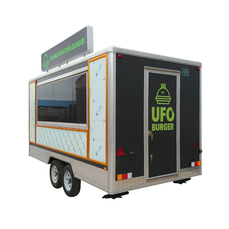 13ft Commercial Outdoor Coffee Food Truck Street  Mobile Food Truck USA Europe Australia With DOT/VIN For Sale