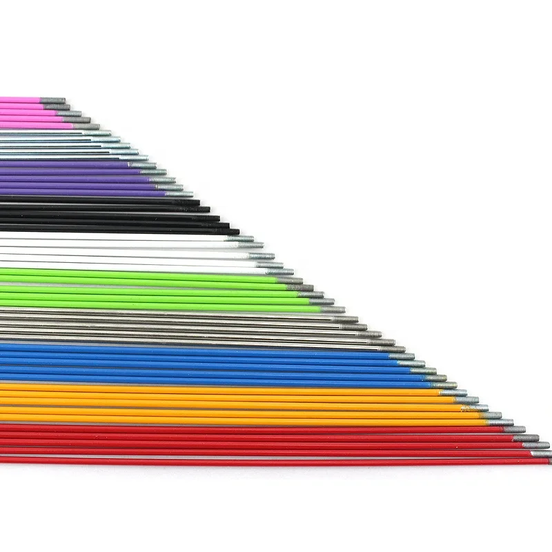 14G 85-282 мм Высокое качество подсветка для колес велосипеда с сосками стальный Горный Дорожный складной велосипед круглые спицы