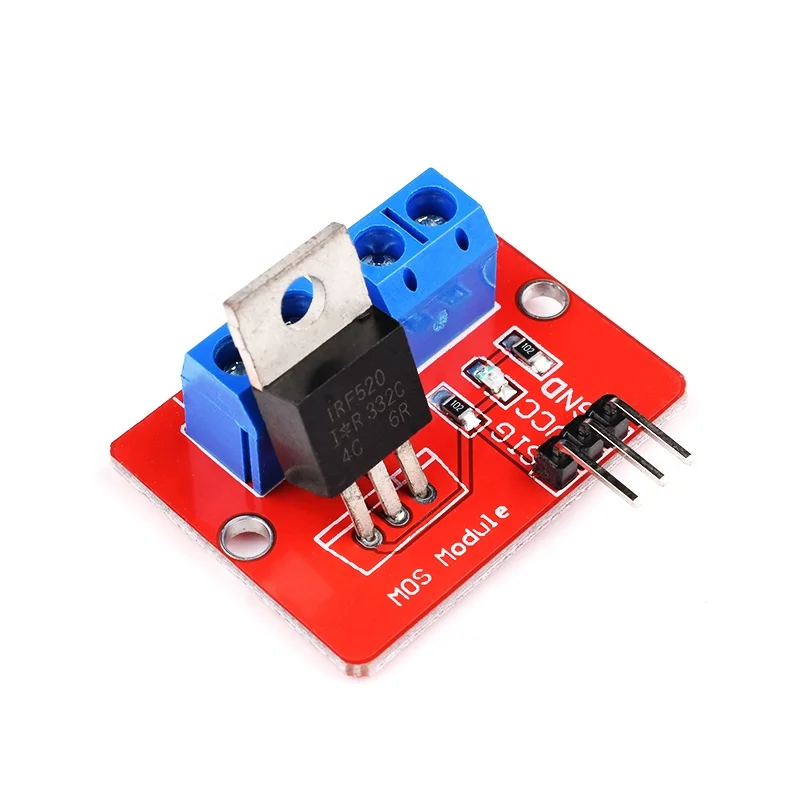 IRF520 drive module MOS tube field effect tube drive module PWM regulator 0-24V IRF520 drive module