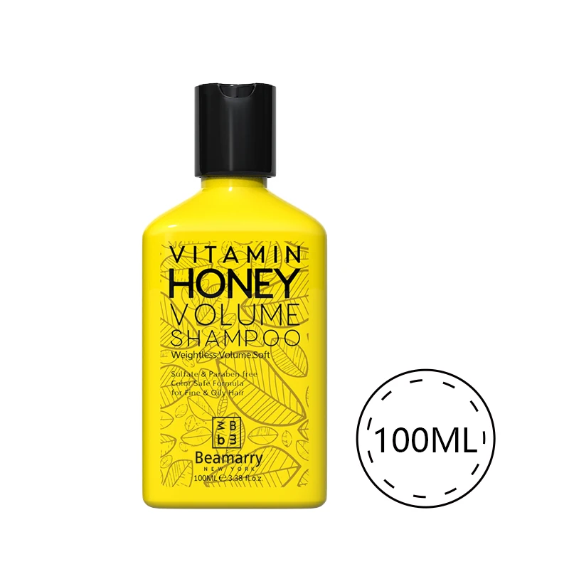 Travel size 100ML vitamin honey volume straight african turkish anti dandruff thick long hair shampoo