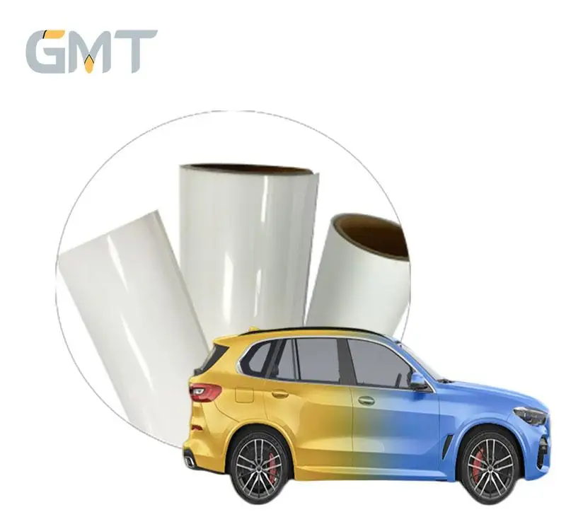 GMT Car Wrap Vinyl PVC Film 1.52*18m Polymeric Vinyl Material  Color  Car Wrap