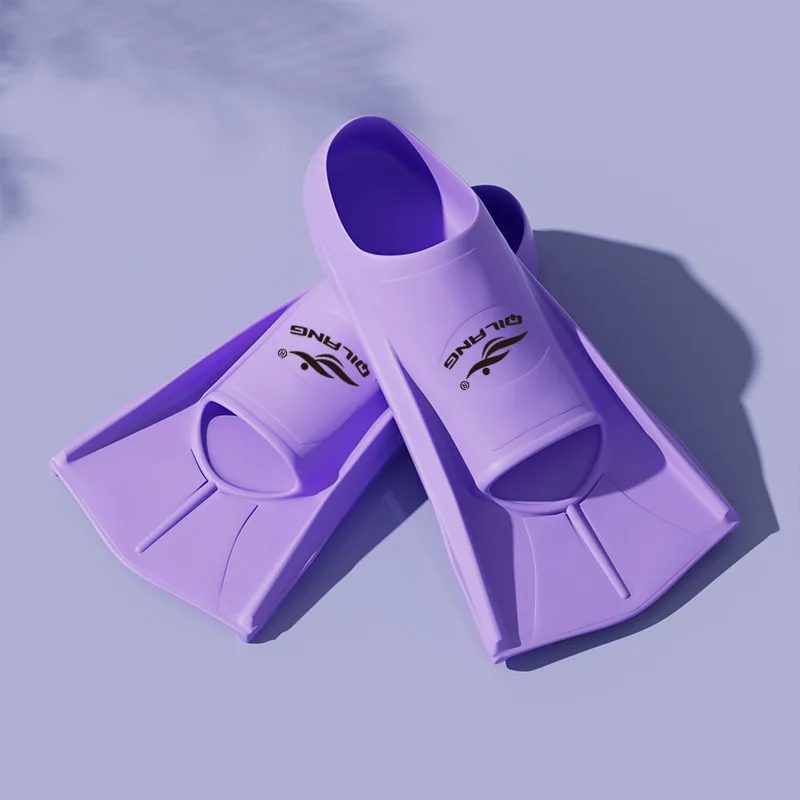 Swimming fins for women freestyle special children professional training short fins float diving equipment