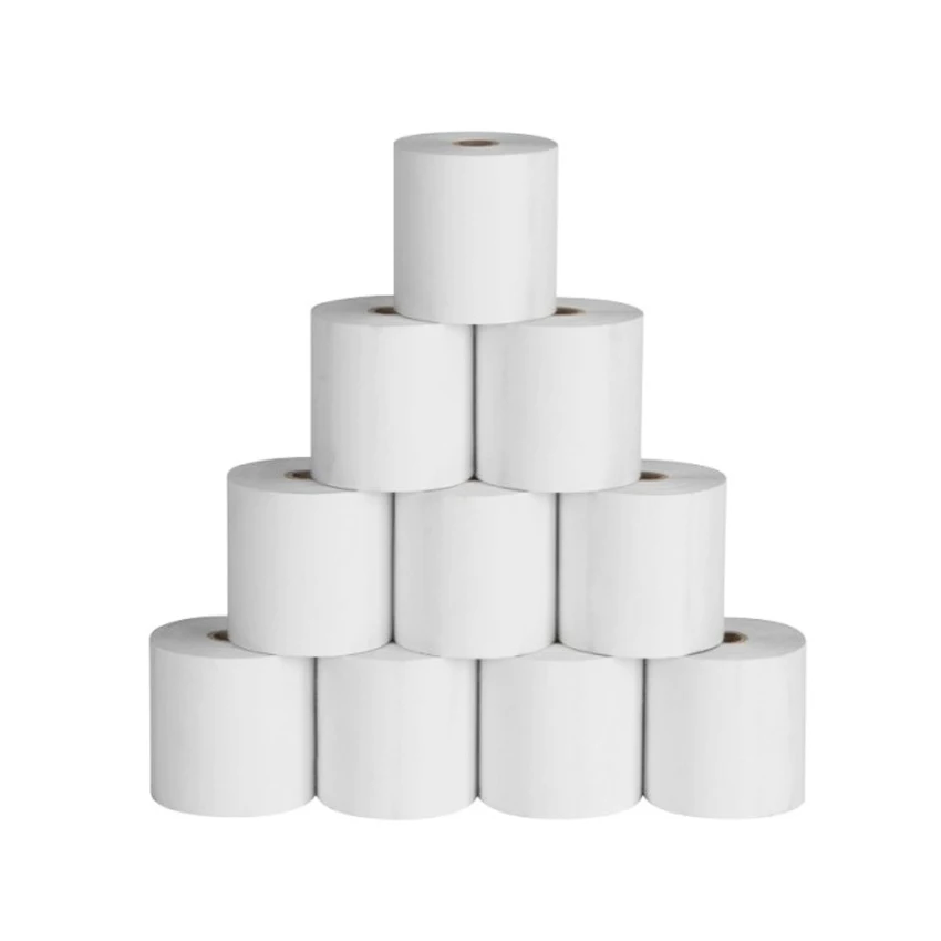 Chinese Supplier Blank Thermal 65g 57mm X 40 Mm Cash Register Paper Rolls For Sunmi Handheld Pos Terminal