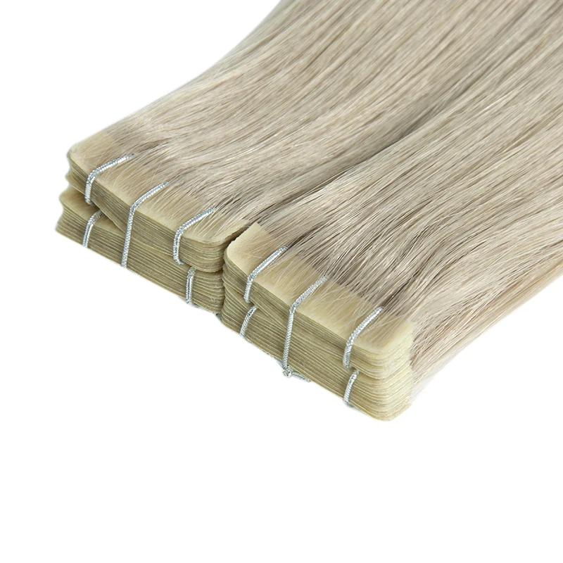 Wholesale 12A Invisible Tape In Hair Extensions 100% Human Hair Double Drawn Tape In Remy Hair Extensions