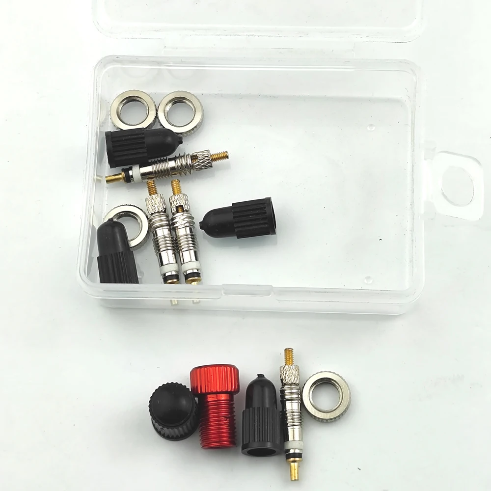 1 set Portable MTB Bike Bicycle Repair Tire Tyre Tool Set Kit Valve core adapter cap cover nuts