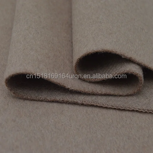 solid woolen cloth  plain dyed color woven wool blend fabric