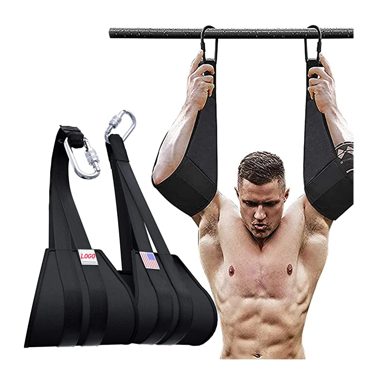 Abdominal Muscle Sling Core Strength Training Hanging Padded Pull-Ups Horizontal Bar Exercise Bands Ab Straps For Men & Women