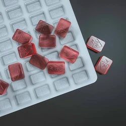 A Wholesale Custom Food Grade Letter Fondant CBD Gummy Candy Chocolate Bear 3D Resin Silicone Molds