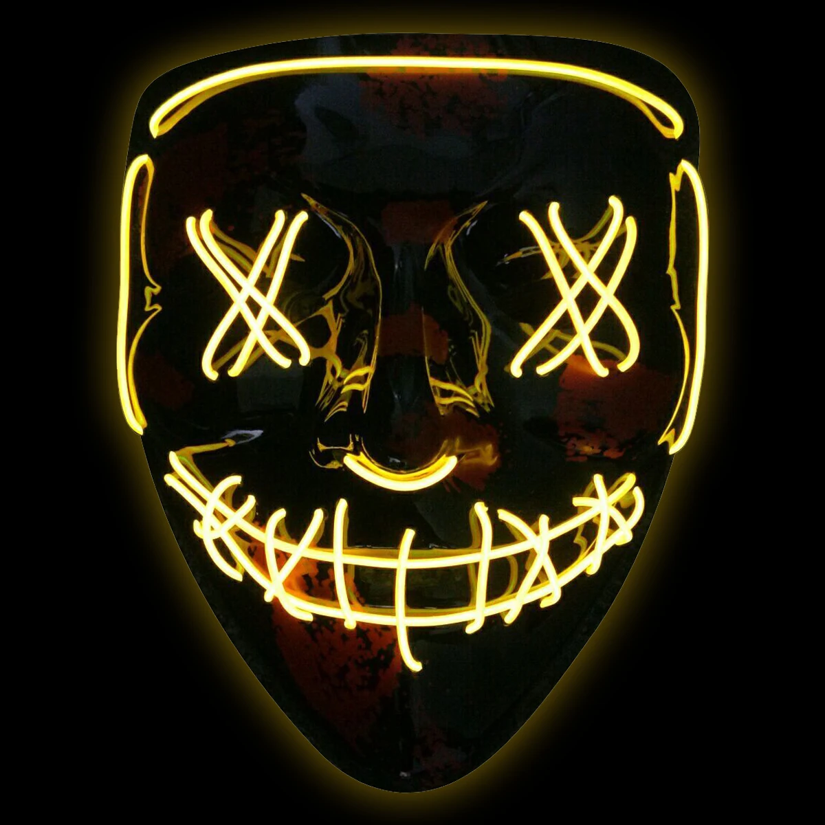 EL Wire  LED Masks 10 Colors Can Choose Christmas Halloween Available El Wire Masks