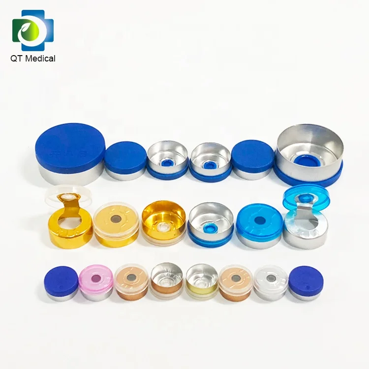 High quality 13/20/32mm aluminium seal tear off flip top cap for medicine vials