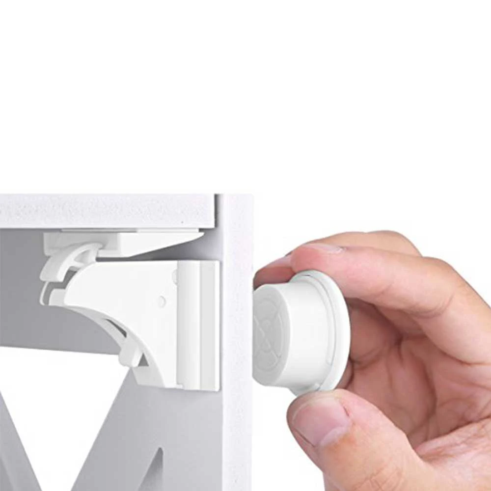 Baby Safety Locks Children Drawer Latch Door Magnetic Lock For Cabinets Child Baby Proof Magnetic Cabinet Safety Cupboard Locks