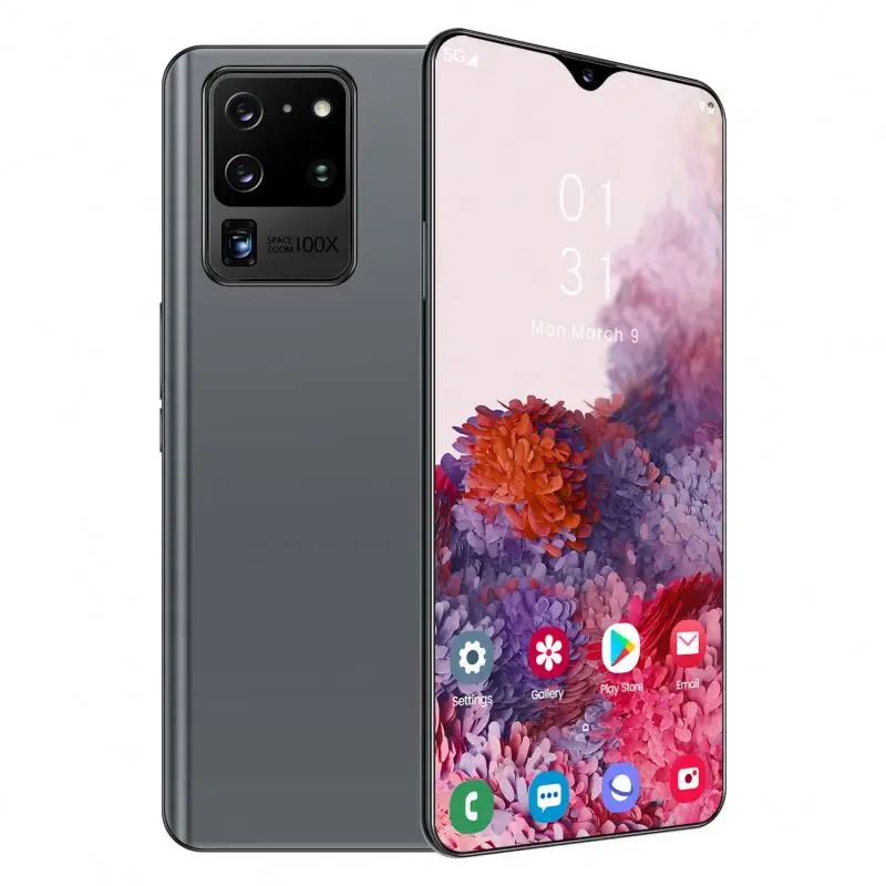 Смартфон Note 20 U + с разблокировкой по отпечатку пальца, 6,9 дюйма HD + 4G, б/у смартфоны для мобильных телефонов с поддержкой OEM / ODM