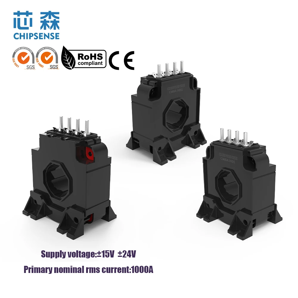 CM8A H01 series 1000a current sensor Through Hole Current transducer Hall Effect Current Sensor for DC Motor Driver