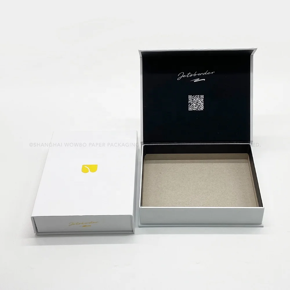 Berserk White Customization Wholesale Gold Foil Logo Design Gift Packaging Magnetic Closure Book Shape Box For Perfume