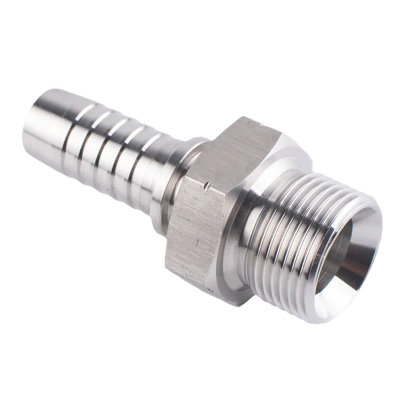 Jic /Bsp/Bspt/Npt/Metric/Orfs/Sae 15618 цельный интегрированный бесштепсельный Соединительный поворотный многоразовый гидравлический шланг