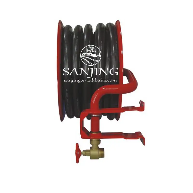 Factory Price Sale High Quality Manual Type Wall Surface Mounted Hose Reel Fire Hose Reel