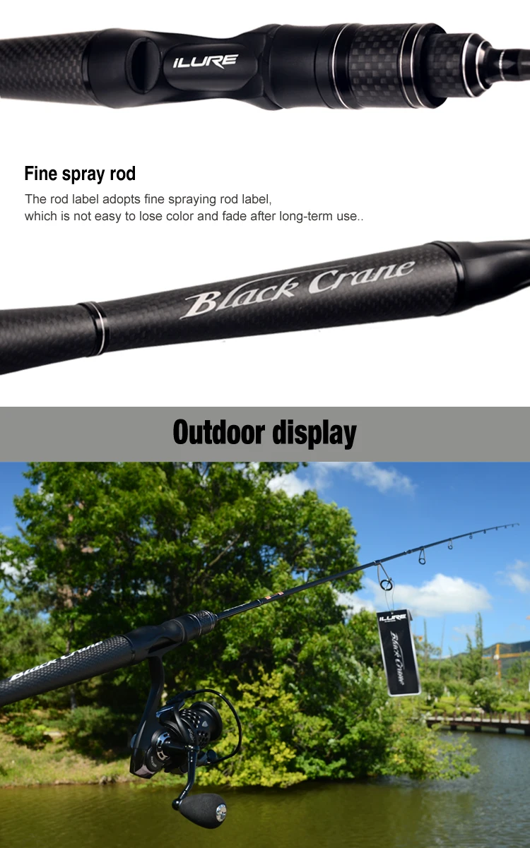 iLure Top Quality Durable Saltwater Fishing Rod Blanks 100% Carbon Fiber Fishing Rod Lure Fishing Rod