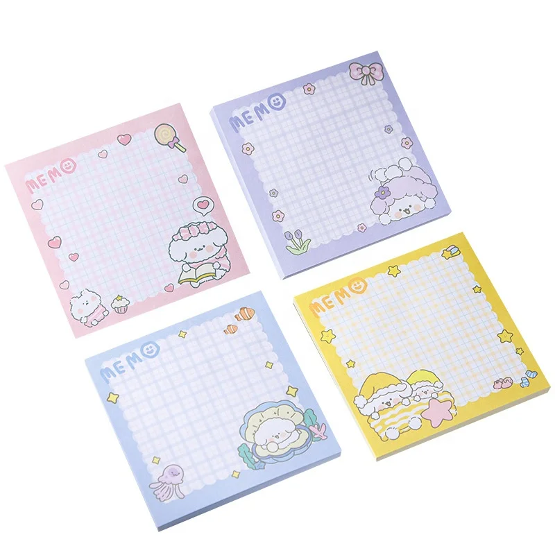 Wholesale Price Office Use Stationery 3*3 Inch Customized Memo Pad Style
