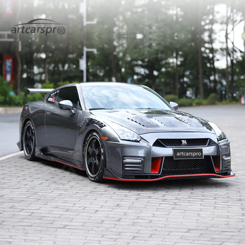 Car Accessories Car Parts Car Bumpers NM Style Carbon Fiber + PP Plastic Body Kit For Nissan GT-R 35