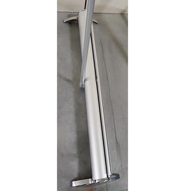 Easy Up And Folding Roll Up Horizontal Banner Stand Cheap Standard Size Of Roll Up Banner from factory popup standee wholesale