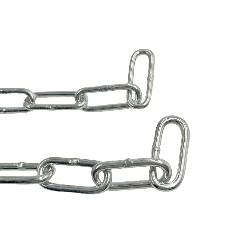 China manufacturer Din763 welded galvanized steel long link chain