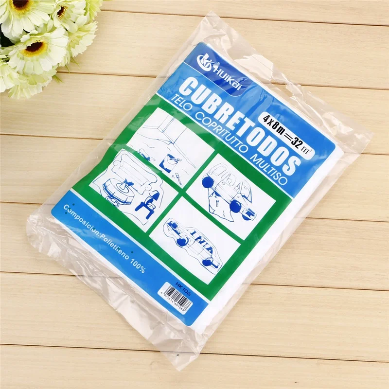 Factory dust sheet cloth clear dust cover  film cheap hdpe sheet