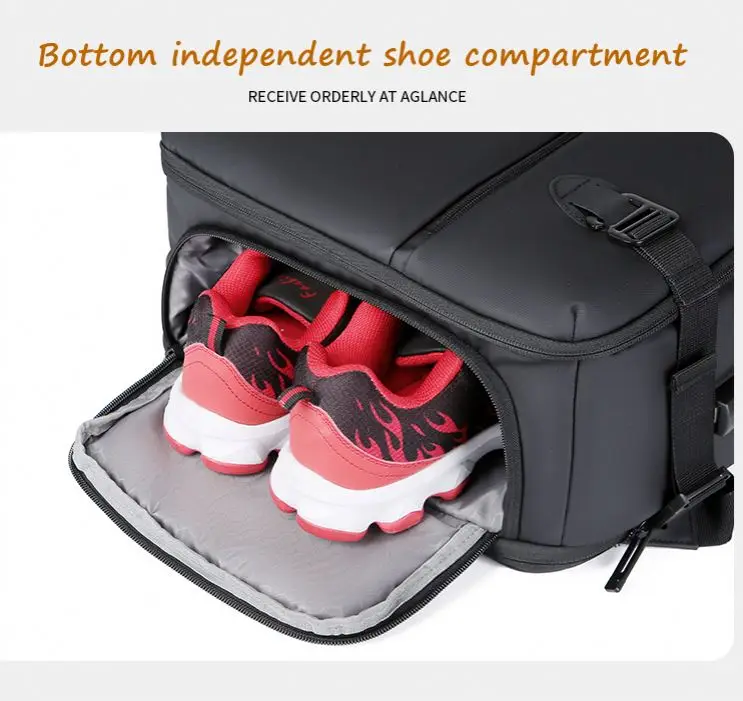 Notebook Backpack Waterproof Laptop Backpack Business Multifunction Computer Backpack With Usb Port