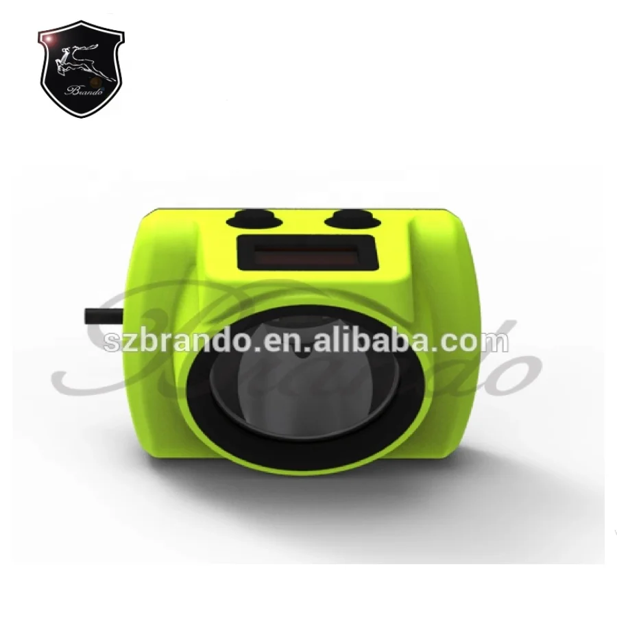 Brando KL6-D USB charge underground waterproof LED cordless miner cap lamp with OLED screen mining headlamp