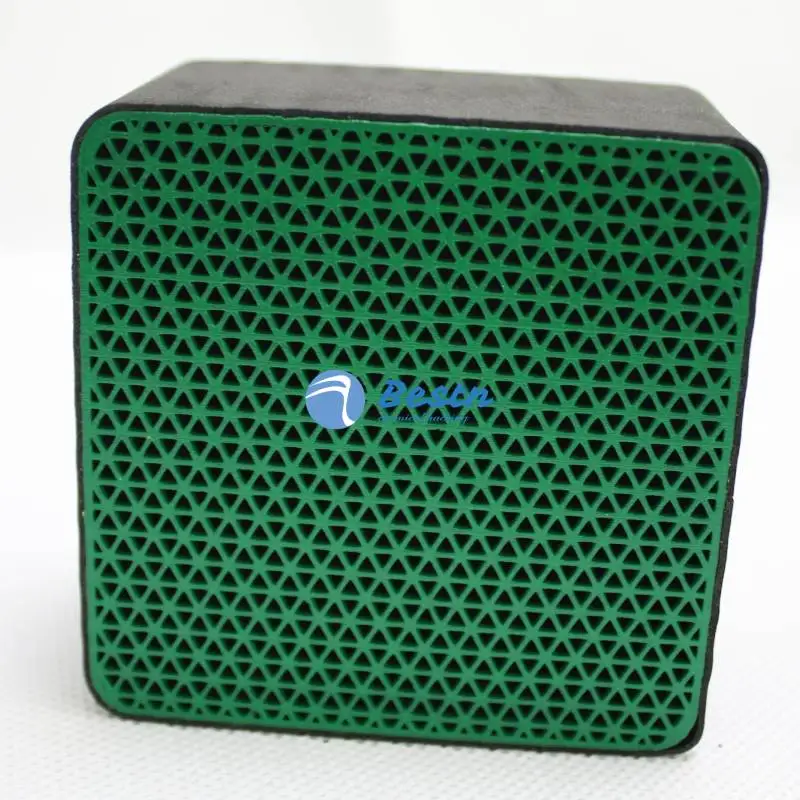 100X100X50mm 50x50x50mm Waterproof New Style Green Honeycomb Activated Carbon Cube for Deodorization and Air Purification
