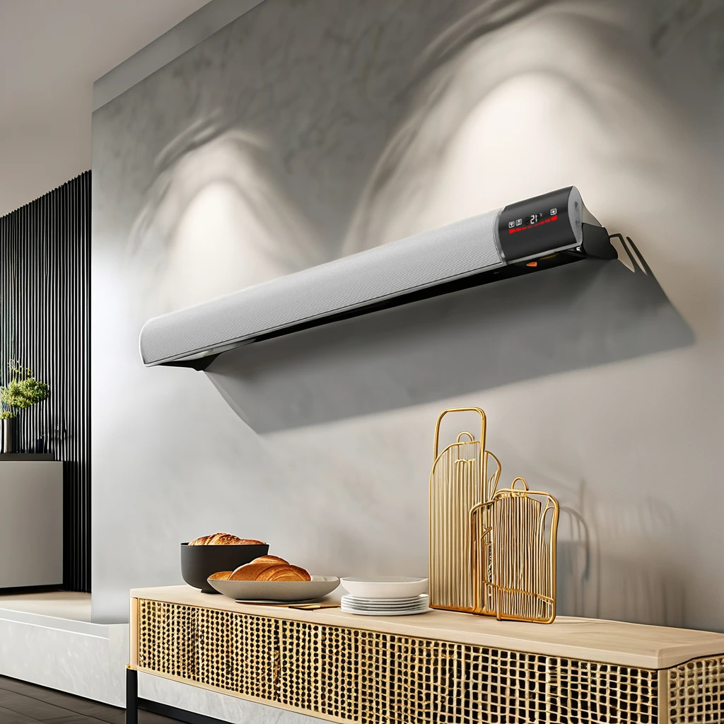 1200W Electric Infrared Panel Heater Overheat Protection Radiant Heater Garages UK/US Plug Heating Wire Element GS Certified