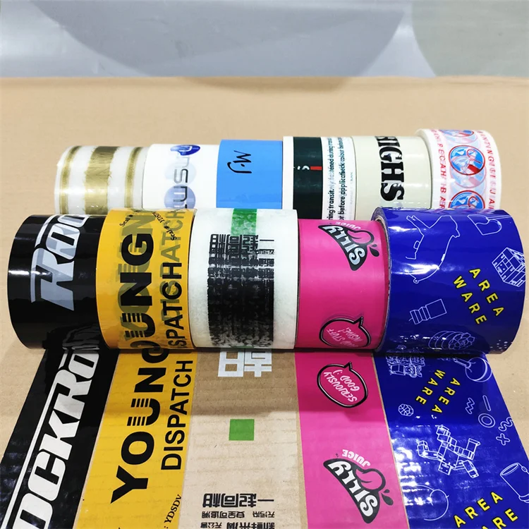 Hot sales Packaging Box Adhesive Logo Fragile Packing Tape for Sealing Custom Logo Transparent Waterproof Acrylic Adhesive Tape
