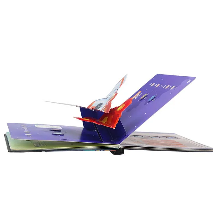 
Wholesale child book kids Children English Short Story Round Corner Pop Up Book Board Book 