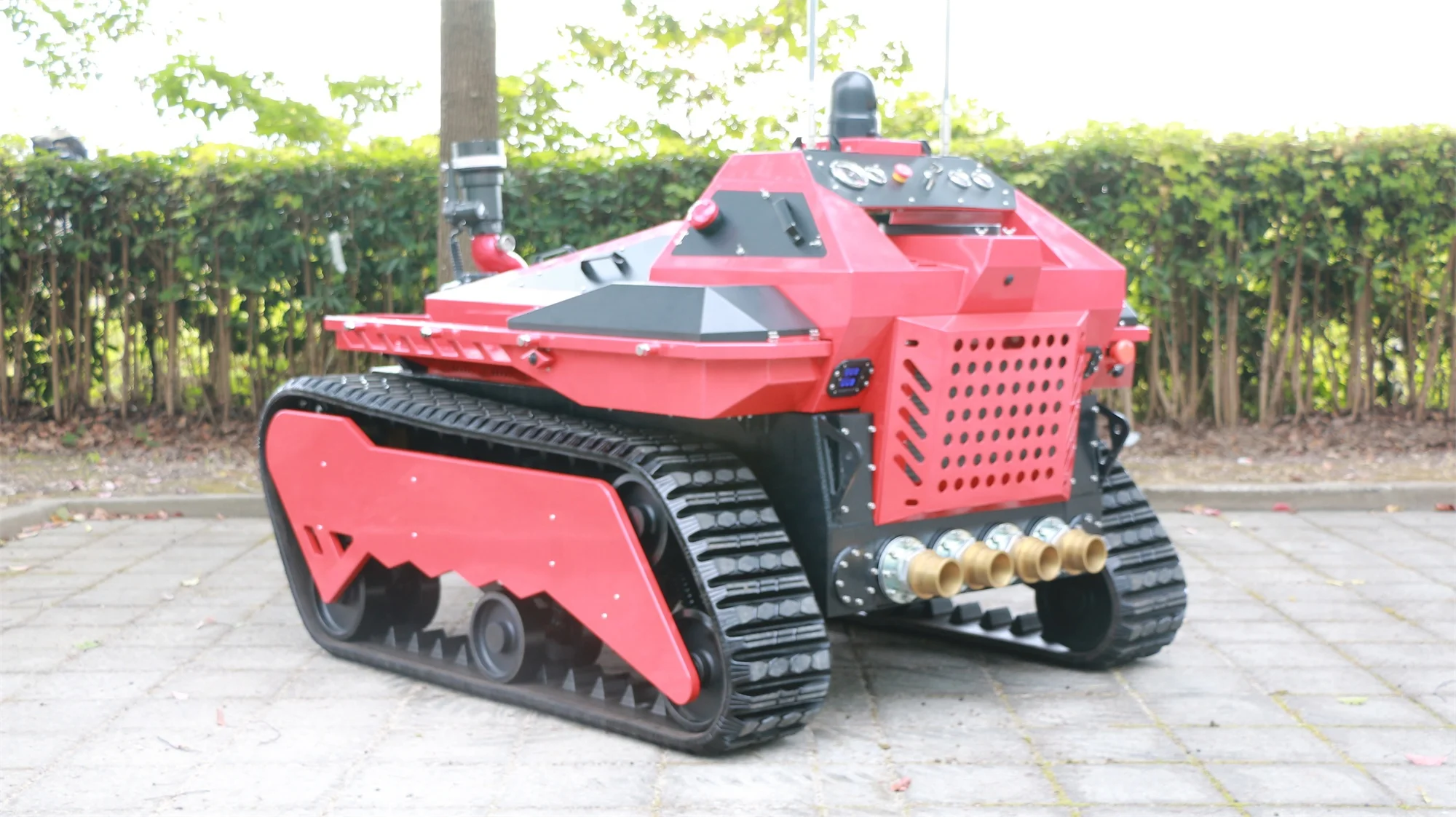 Good quality fire robot firefighter robotics fire fighting robot