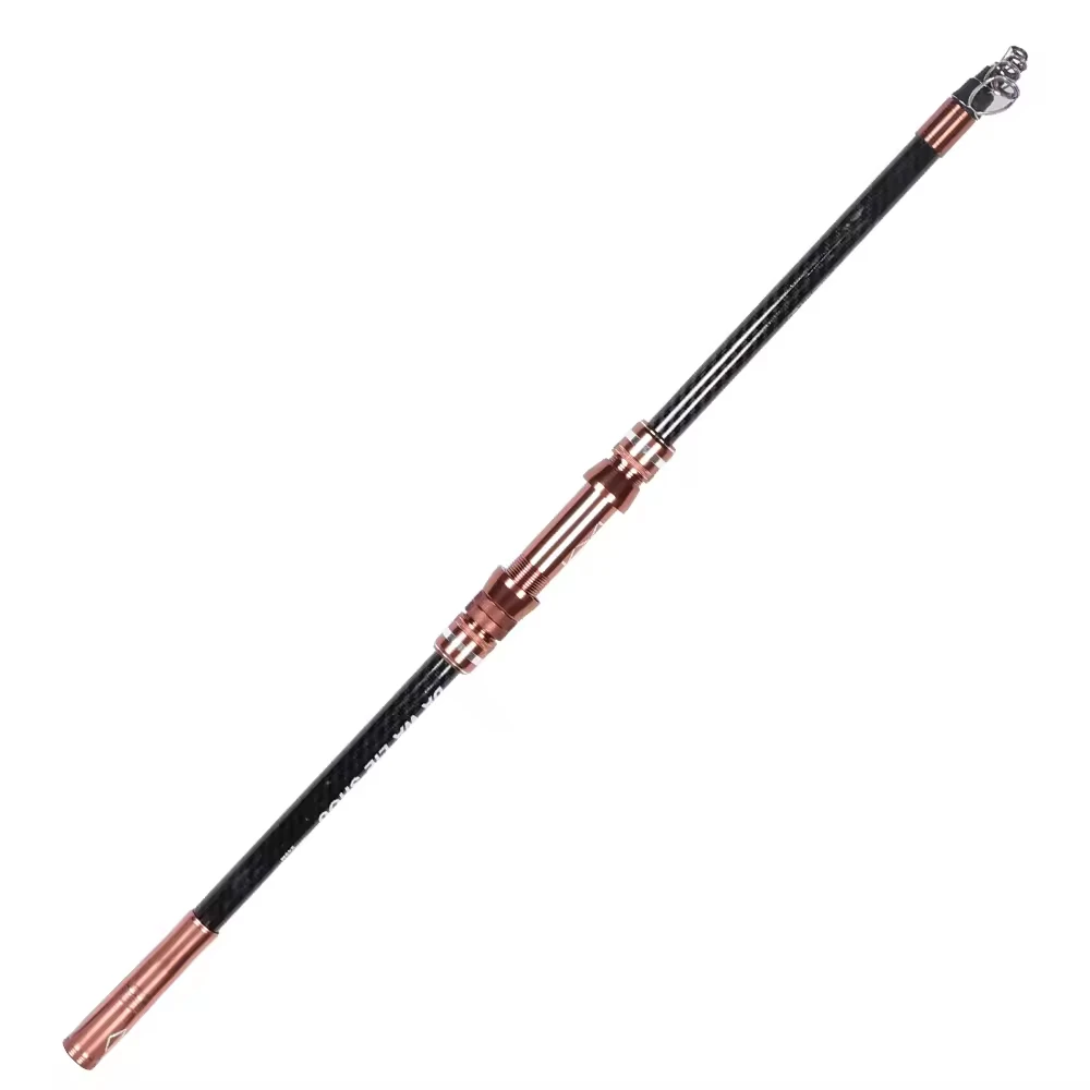 KEKAXI Hot selling 2.4m -4.5m Carp Feeder Hard FRP Carbon Fiber Combos Collapsible Telescoping Fishing Rod
