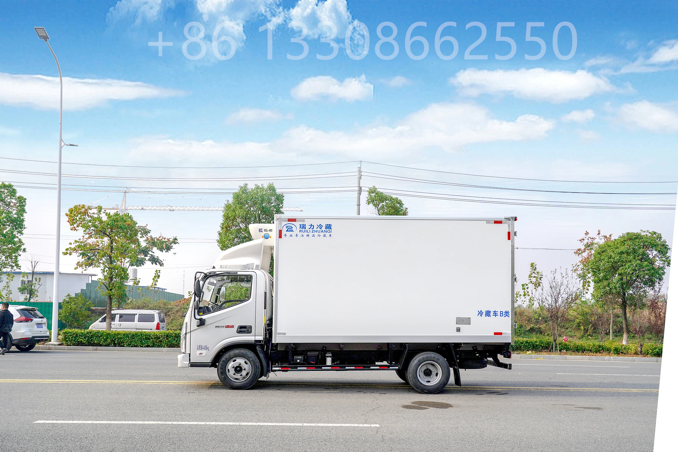Foton 4.2m Refrigerator Box Cargo Cooling Truck Refrigerated Freezer Cold Room Transport Truck Ice Cream Van Cargo Truck