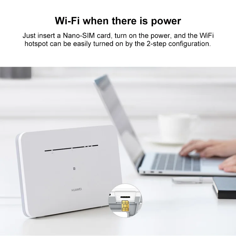  Huawei мобильный маршрутизатор 4G Wi-Fi беспроводной CPE B311B B311B-853 Cat4 Cat 4 слот для карт Nano Sim точка доступа NFC аппарат не привязан к оператору сотовой связи из хлорированного