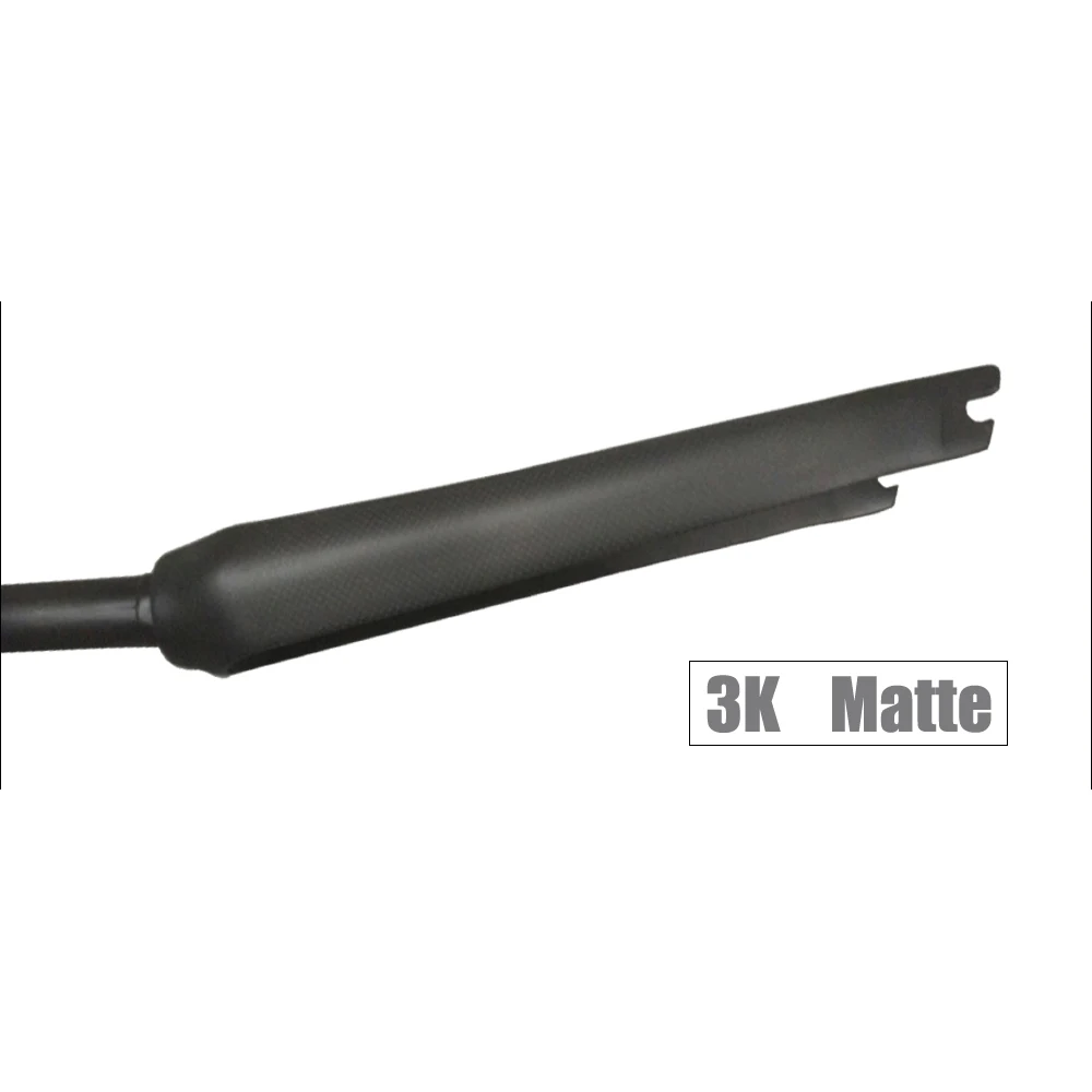 OEM без логотипа дорожный велосипед дисковый тормоз жесткая вилка 700c подвеска передняя для продажи 3K Глянцевая/матовая