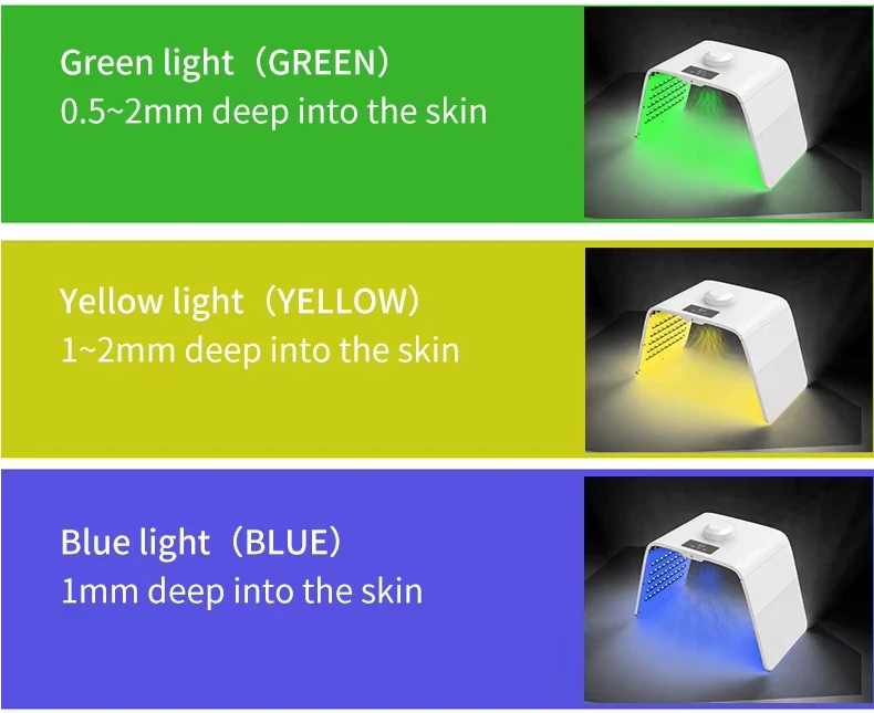 PDT Photon Infrared Light Facial Therapy Wrinkle Removal Skin Rejuvenation Silicone Led Face Mask