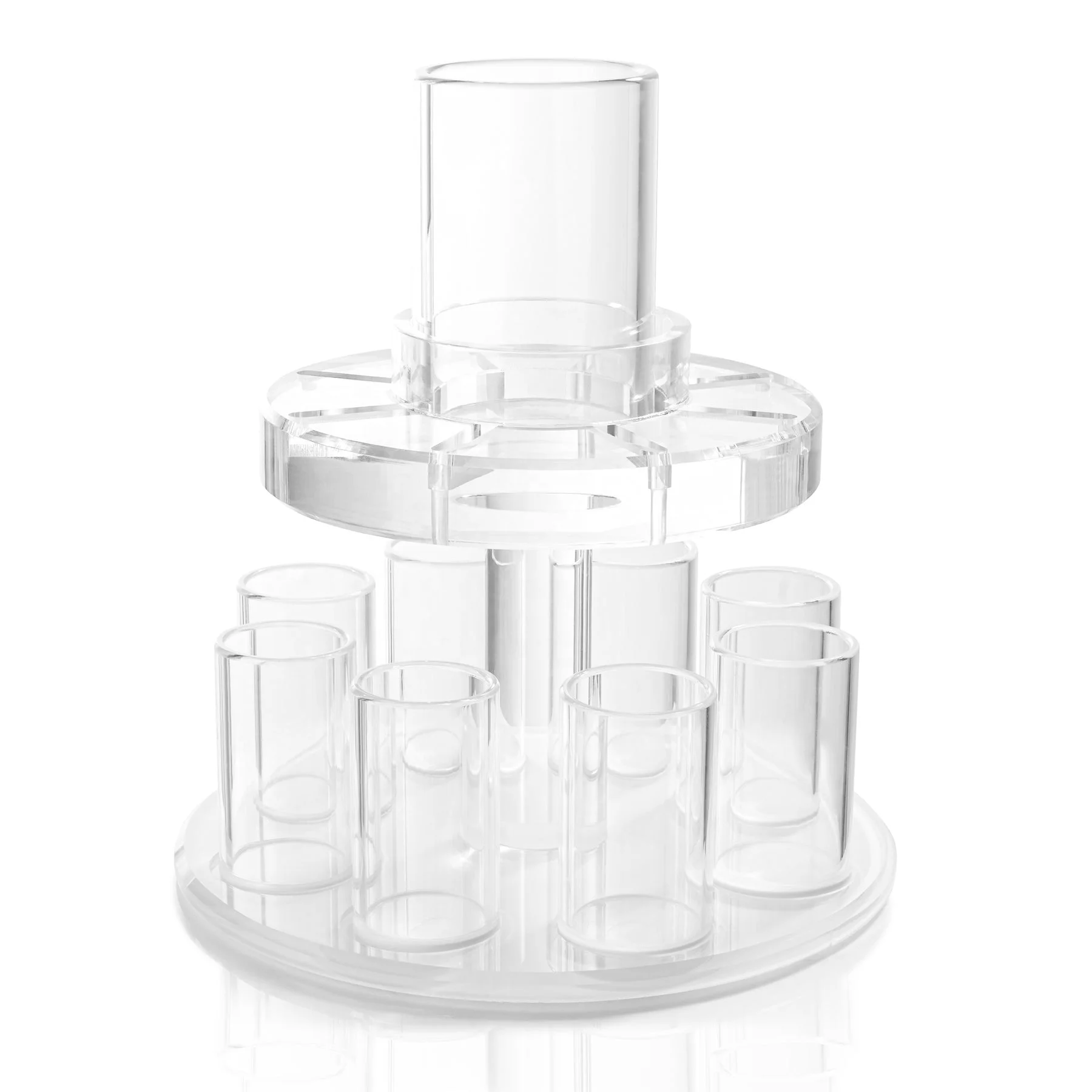 Factory Custom Shabbos Yom Tov table Waterdale Collection Acrylic wine dispenser automatic Shabbat Lucite Kiddush Fountain