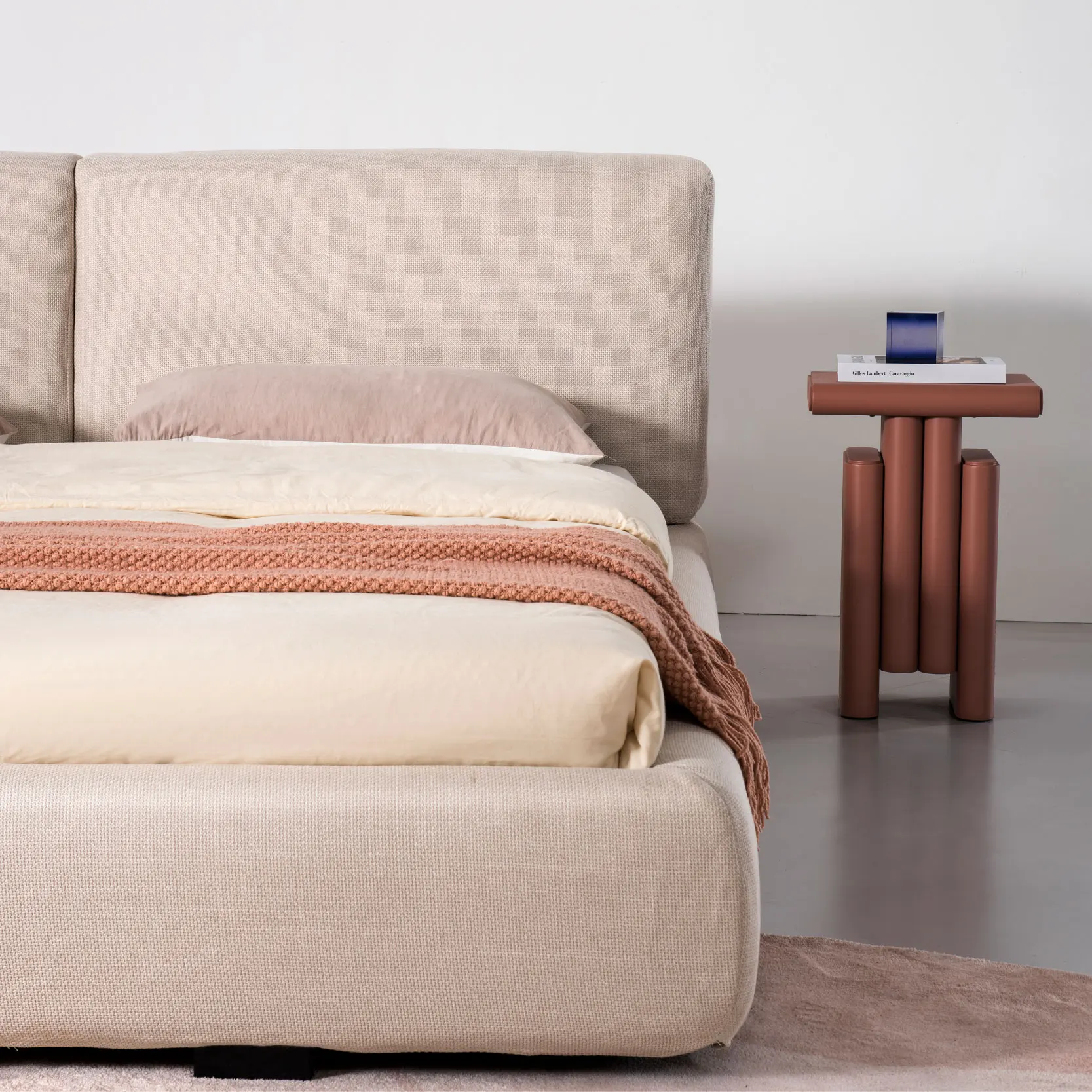 Luxury Bed Upholstered Modern Top Grain Leather Solid Wood Latest Design Bed King Queen Size Soft King Size Bed