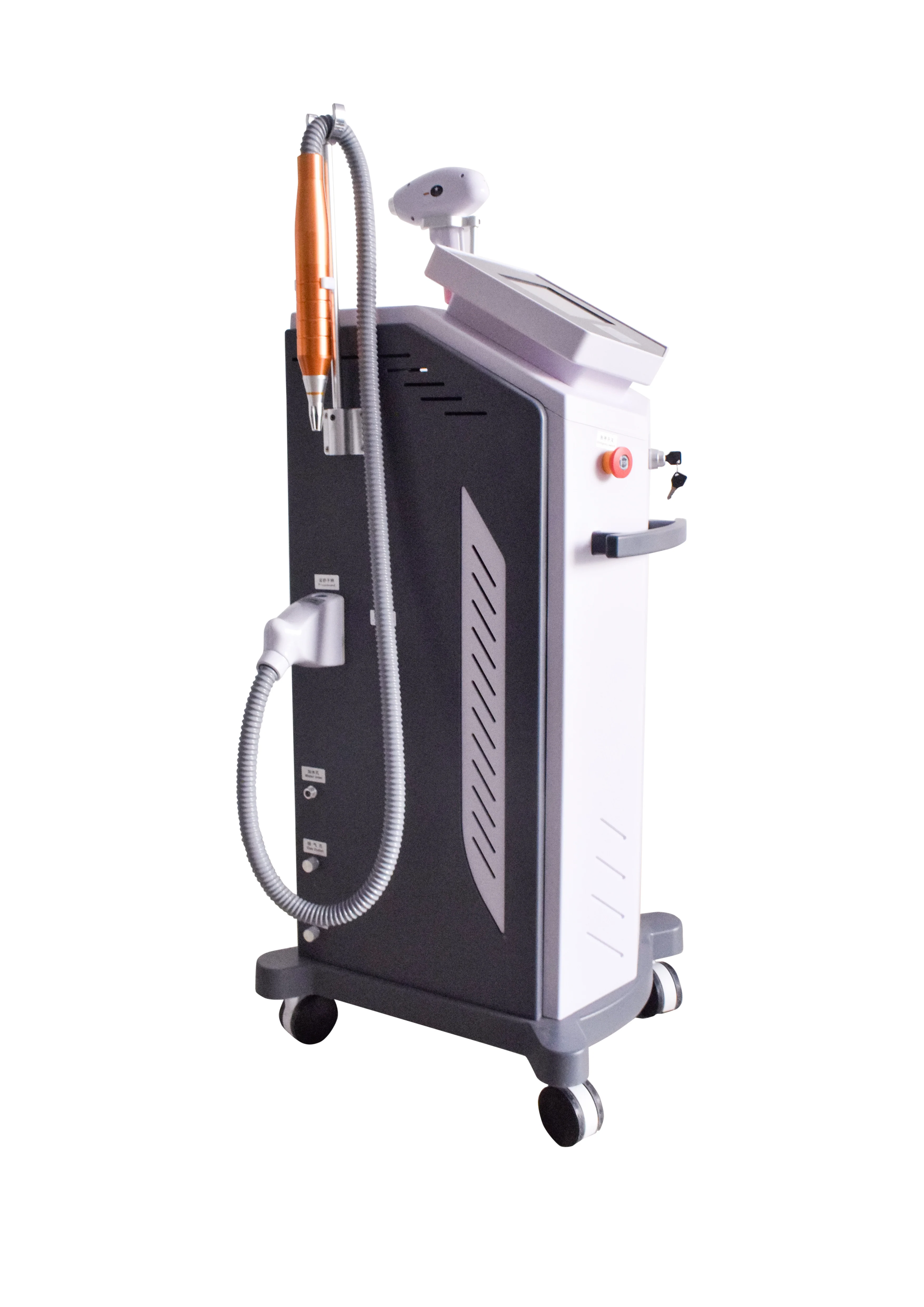 2in1 Pico Laser Plus Diode Picosecond Laser Tattoo Removal Q Switched Nd Yag Laser 755 808 1064nm Hair Removal