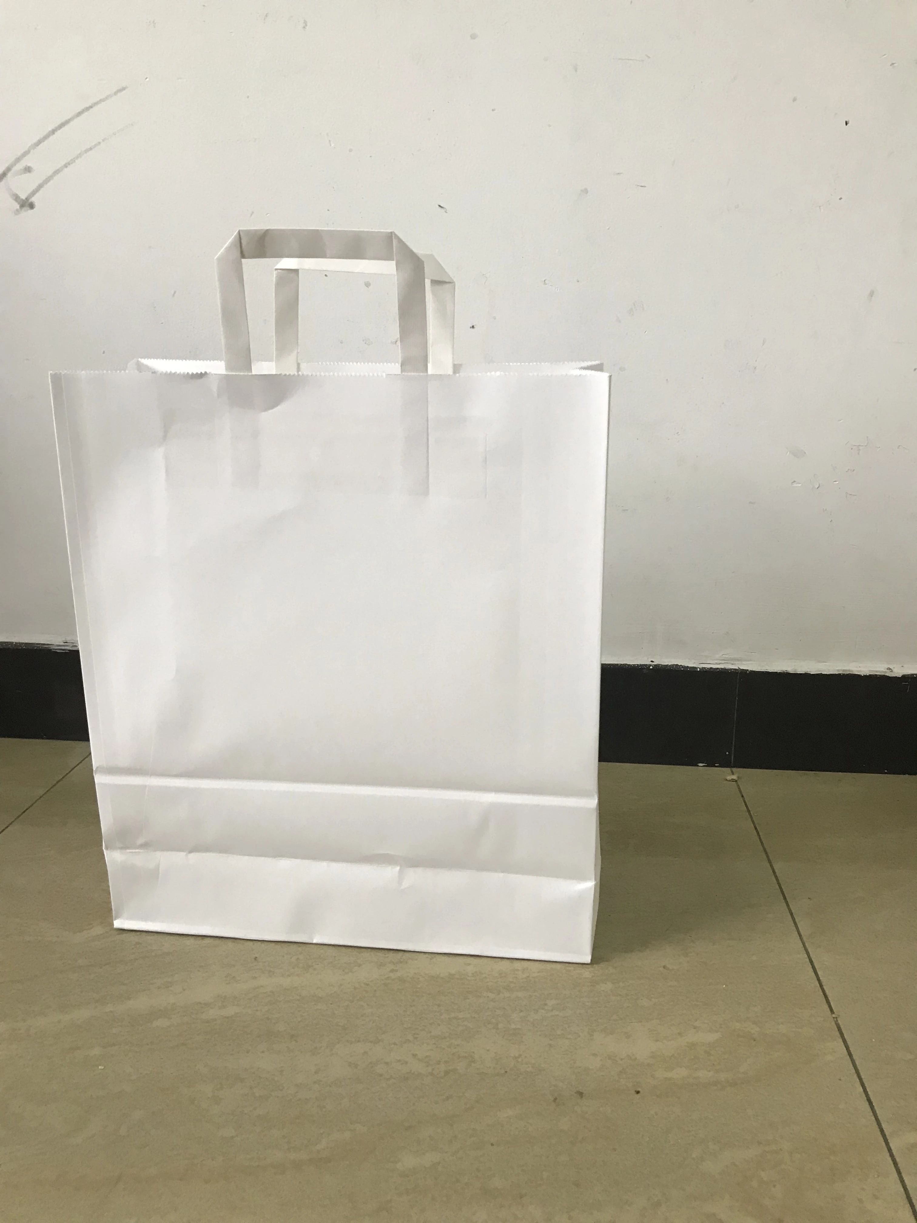 WFD-430 Fully Automatic Roll Fed paper shopping bag making machine with Twisted & Flat Handle