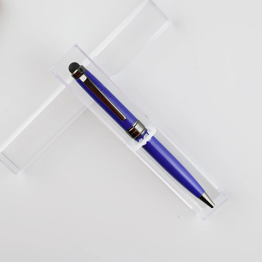 GemFully stationery trend 2024  metal touch screens 2 in 1 ballpoint pen for businesses and individuals