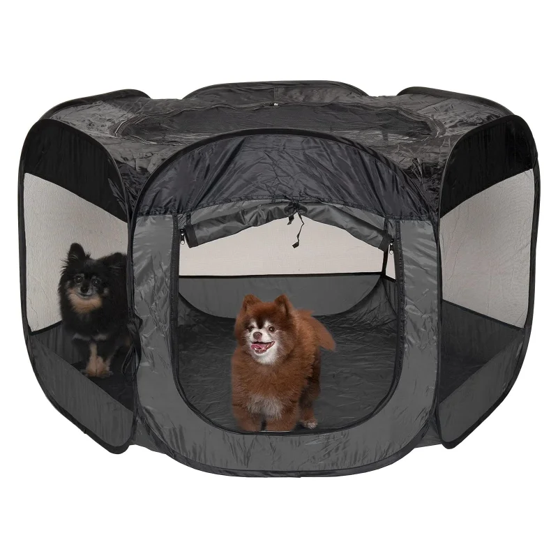 Pet Products Pop Up Playpen Pet Tent Playground Indoor/Outdoor Portable Pop Up Pet Dog Cat Playpen Tent Cages Houses