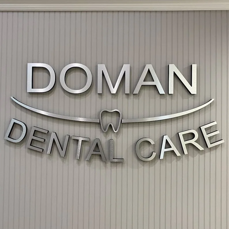 Customized Channel Letter Acrylic Reception Sign Outdoor Building Signage For Business Sign 3D Letters Sign